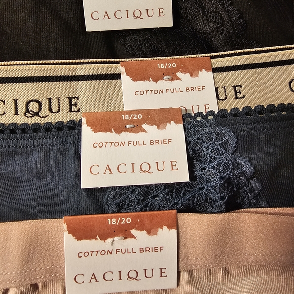 Cacique Women's Full Briefs Assorted Colors 18/20 - Picture 2 of 7